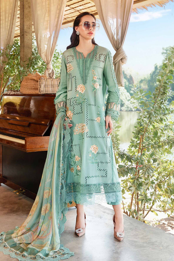 3 Piece Printed Lawn Suit | MPT-2501-B