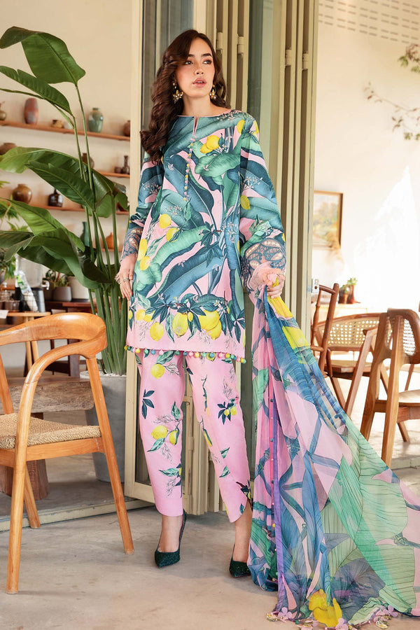 3 Piece Printed Lawn Suit | MPT-2503-B