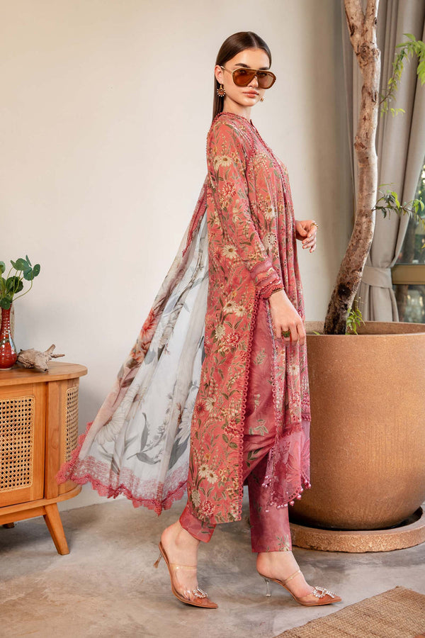 3 Piece Printed Lawn Suit | MPT-2508-A