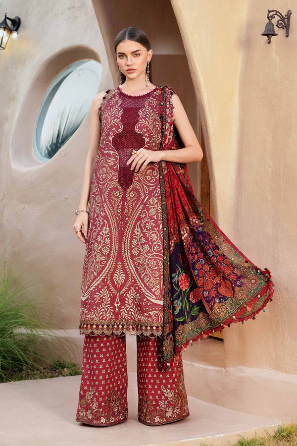 3 Piece Printed Lawn Suit | MPT-2512-A