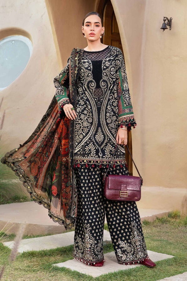 3 Piece Printed Lawn Suit | MPT-2512-B