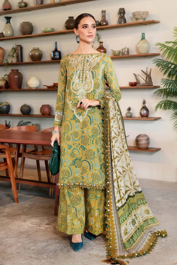 3 Piece Printed Lawn Suit | MPT-2513-B