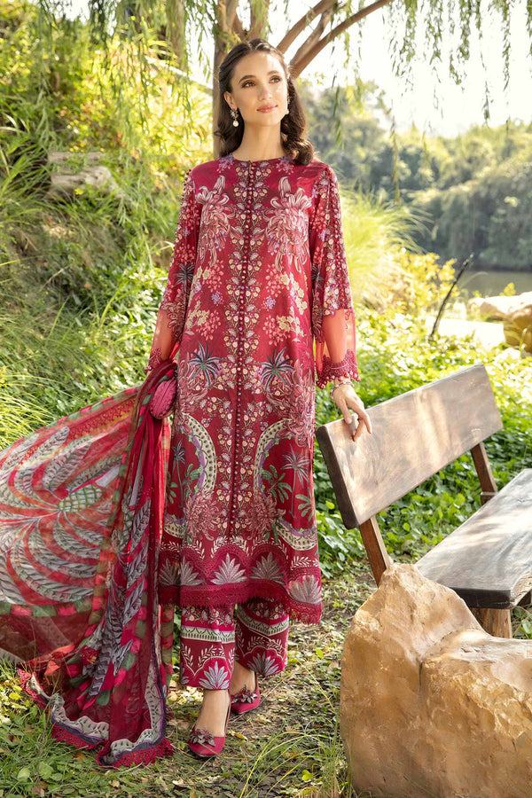 3 Piece Printed Lawn Suit | MPT-2514-B