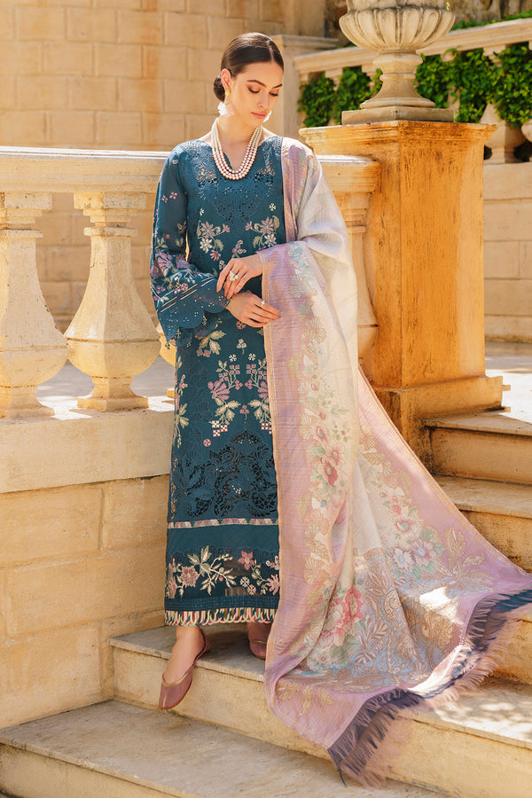 EMBROIDERED SWISS LAWN SL12-D02