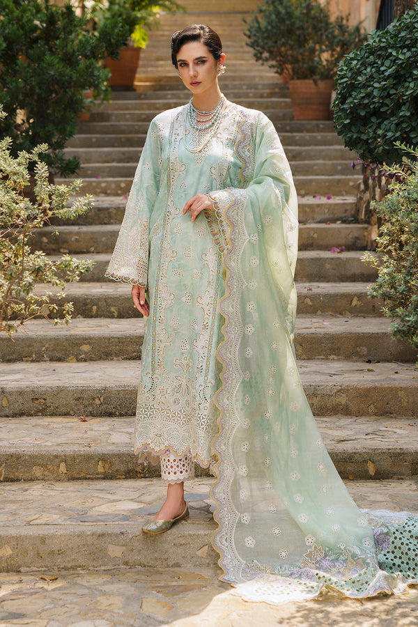 EMBROIDERED PRINTED LAWN SL12-D07