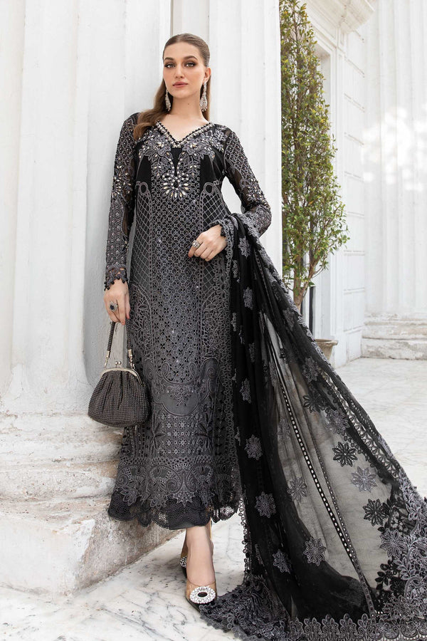 Embroidered Chiffon Suit | MPC-24-101