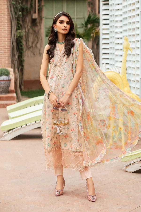 3 Piece Printed Suit | MPT-2203-B