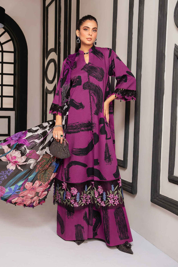 3 Piece Printed Suit | MPT-2205-B