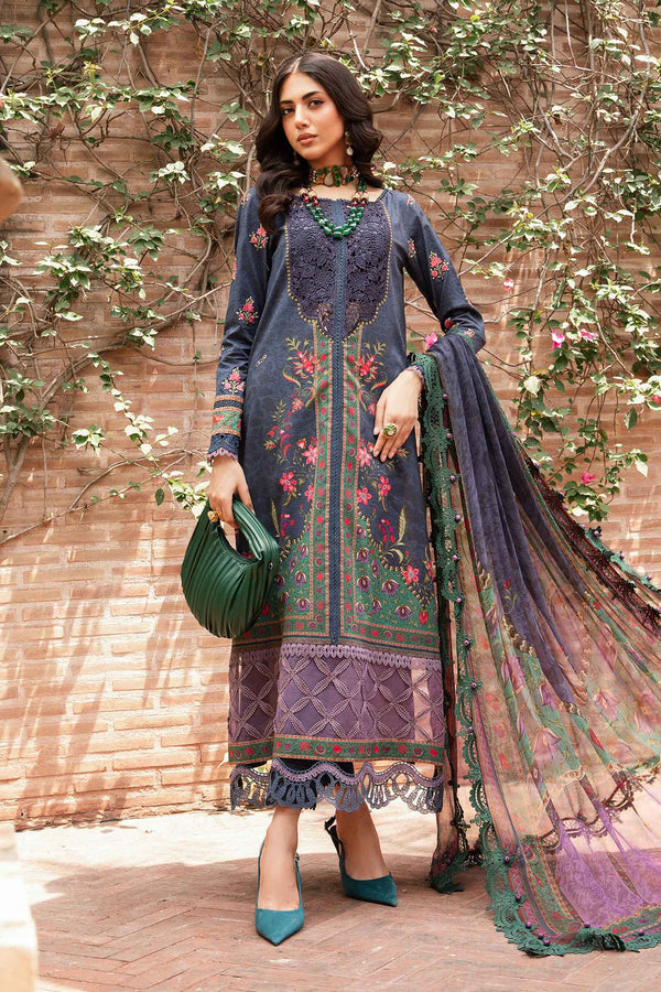 3 Piece Printed Suit | MPT-2206-B