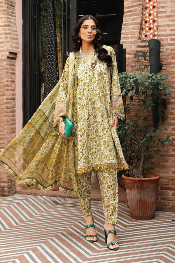 3 Piece Printed Suit | MPT-2207-A