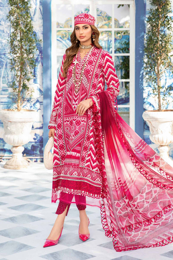 3 Piece Printed Suit | MPT-2208-A