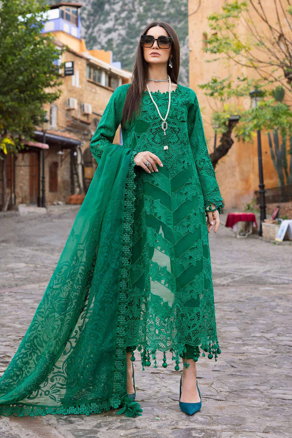 3 Piece Embroidered Lawn Suit | D-2508-B