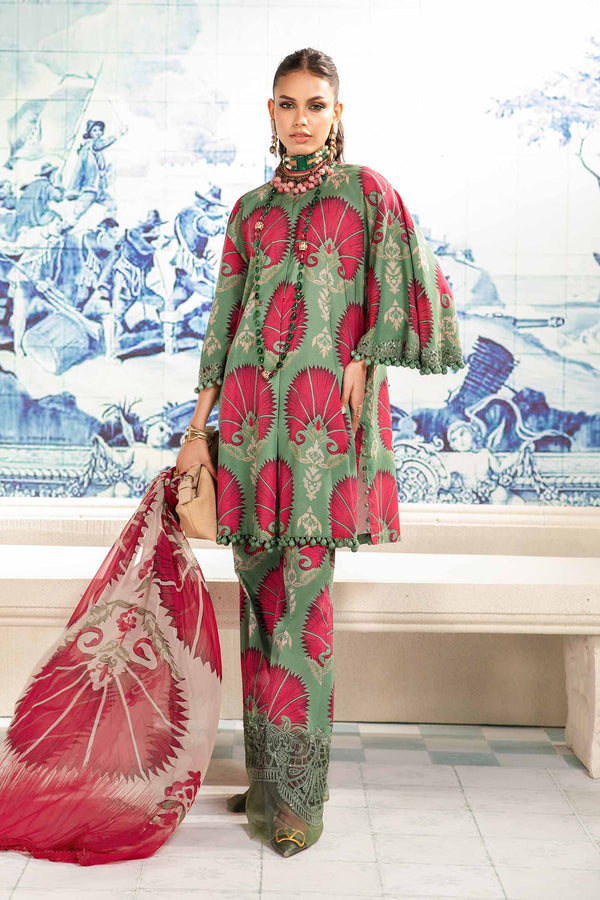 3 Piece Printed Suit | MPT-2209-A